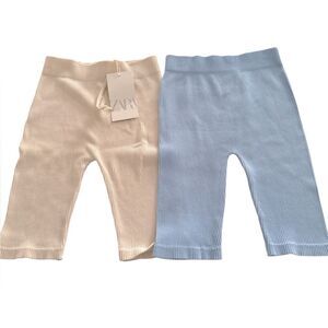 Zara Bundle of 2 Solid Bike Ribbed Limitless
Contour Collection short NWT